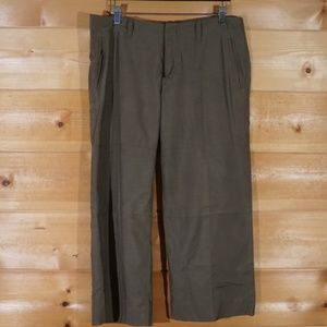 Banana Republic Olive Silk Capris Size 8